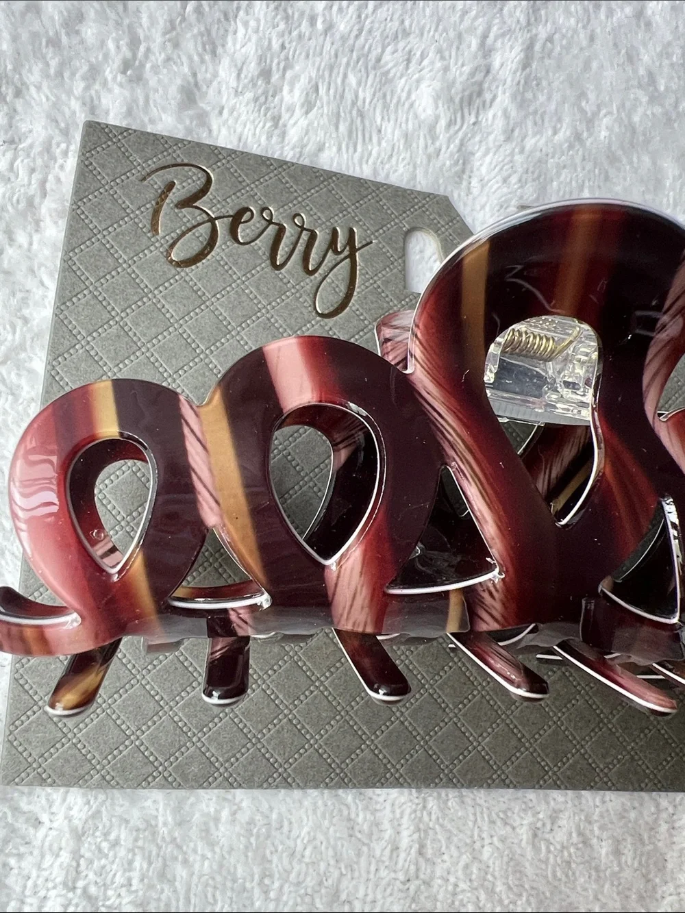 Berry Hair Claw Clips